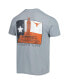 Фото #2 товара Men's Gray Texas Longhorns Hyperlocal Flag T-shirt