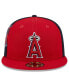 Фото #3 товара Men's Red/Navy Los Angeles Angels Gameday Sideswipe 59fifty Fitted Hat