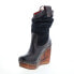 Фото #4 товара Bed Stu Bruges II F328022 Womens Black Leather Slip On Casual Dress Boots