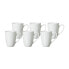 Latte Macchiato-Tassen Bianco 6er Set