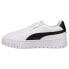 Puma Cali Dream Lace Up Platform Womens Black, White Sneakers Casual Shoes 3831