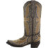Фото #7 товара Corral Boots Two Toned TooledInlay Snip Toe Cowboy Womens Grey Casual Boots C3