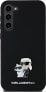 Karl Lagerfeld Etui Karl Lagerfeld KLHCSA35SMHKCNPK Samsung Galaxy A35 hardcase Silicone Karl&Choupette Metal Pin czarny/black