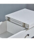 Фото #5 товара Multipurpose White Side Table for Small Spaces