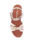 ფოტო #4 პროდუქტის Little Girls Lacey Season Fastening Strap Sandals