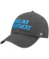 Фото #2 товара Men's Charcoal Carolina Panthers Clean Up Script Adjustable Hat