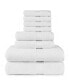 American Dawn Sarajane 800 GSM Solid 8 Piece Bath Towel Set