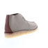 Фото #15 товара Clarks Trek Hi 50 26169535 Mens Gray Suede Lace Up Chukkas Boots