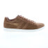 Фото #1 товара Gola Equipe Suede CLA495 Womens Brown Suede Lace Up Lifestyle Sneakers Shoes 5