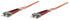 Фото #1 товара IC Intracom Fibre Optic Patch Cable - OM1 - ST/ST - 2m - Orange - Duplex - Multimode - 62.5/125 µm - LSZH - Fiber - Lifetime Warranty - Polybag - 2 m - OM1 - ST - ST - Male/Male - Orange