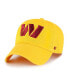 Фото #1 товара Men's Gold Washington Commanders Clean Up Adjustable Hat