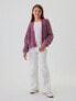 Фото #3 товара Kids Shaker-Stitch Cropped Cardigan