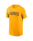 Фото #2 товара Men's Fernando Tatis Jr. Gold San Diego Padres Fuse Name Number T-Shirt