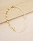 ფოტო #2 პროდუქტის 18K Gold Plated Link Chain and Cultured Freshwater Pearl Beaded Necklace