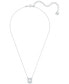 Фото #4 товара Swarovski rhodium-Plated Millenia Pendant Necklace, 15" + 2" extender