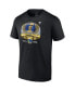 Men's Black Golden State Warriors 2022 NBA Finals Champions Bling Ring T-shirt