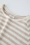 Striped linen t-shirt