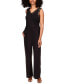 Фото #1 товара Michael Michael Kors Studded Belted Jumpsuit Black XL