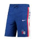 Men's Royal Philadelphia 76ers Courtside Heritage Shorts