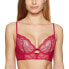 Фото #1 товара Betsey Johnson 156102 Women's Lacey Sexy Longline Persian Red Bra Sz. 32C