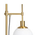 Floor Lamp 24 x 17 x 160 cm Crystal Golden Metal