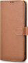 ICarer iCarer Haitang Leather Wallet Case skórzane etui do Samsung Galaxy S22+ (S22 Plus) portfel obudowa pokrowiec brązowy (AKSM05BN) - фото #3