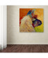 Marion Rose 'Llama II' Canvas Art - 14" x 14" x 2"