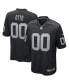 Фото #2 товара Men's Jim Otto Black Las Vegas Raiders Game Retired Player Jersey