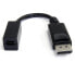 Фото #1 товара StarTech.com 6in (15cm) DisplayPort to Mini DisplayPort Cable - 4K x 2K UHD Video - DisplayPort Male to Mini DisplayPort Female Adapter Cable - DP Computer to mDP 1.2 Monitor Extension Cable - 0.152 m - Mini DisplayPort - DisplayPort - Male - Female - 3840 x 2400 pixe