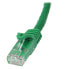 Фото #4 товара StarTech.com 7.5m CAT6 Ethernet Cable - Green CAT 6 Gigabit Ethernet Wire -650MHz 100W PoE RJ45 UTP Network/Patch Cord Snagless w/Strain Relief Fluke Tested/Wiring is UL Certified/TIA - 7.5 m - Cat6 - U/UTP (UTP) - RJ-45 - RJ-45