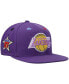 Фото #4 товара Men's Purple Los Angeles Lakers Hardwood Classics 1997 NBA All-Star Weekend Top Star Snapback Hat