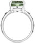 ფოტო #3 პროდუქტის EFFY® Green Quartz Statement Ring (3-7/8 ct. t.w.) in Sterling Silver