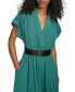 Фото #5 товара Платье с поясом Calvin Klein женское Midiиз ткани gaze
