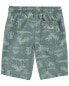 Фото #12 товара Kid Beach Print Drawstring Canvas Shorts 7