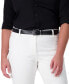 Фото #6 товара Women's Reversible Leather Pant Belt