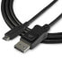 Фото #7 товара StarTech.com 3.3ft/1m USB C to DisplayPort 1.4 Cable - 8K/5K/4K USB Type-C to DP 1.4 Alt Mode Video Adapter Converter - HBR3/HDR/DSC - 8K 60Hz DP Monitor Cable - USB-C/Thunderbolt 3 - 1 m - DisplayPort - USB Type-C - Male - Male - Straight