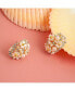 ფოტო #3 პროდუქტის Women's Micro Floral Stud Earrings