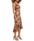 Фото #3 товара Women's Sleeveless Printed-Mesh Midi Dress