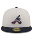 Фото #4 товара Men's Black Atlanta Braves 2024 Fourth of July 59FIFTY Fitted Hat