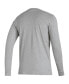 Men's Heather Gray Juventus Team Crest Long Sleeve T-shirt