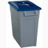 Фото #2 товара Мусорный бак Denox для сортировки отходов 65 л Синий (2 штуки)