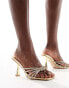 Фото #4 товара Simmi London Estelleah embellished heeled mule in gold