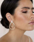 ფოტო #4 პროდუქტის Crystal Serenity Earrings in 18K Gold Plating