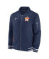 Men's Navy Houston Astros Authentic Collection Full-Zip Bomber Jacket