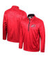 ფოტო #1 პროდუქტის Men's Red Utah Utes The Machine Half-Zip Jacket