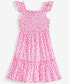 Фото #5 товара Toddler & Little Girls Cotton Smocked Dress, Created for Macy's