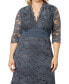 ფოტო #3 პროდუქტის Plus Size Screen Siren Lace Evening Gown