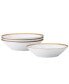 Charlotta Gold Set of 4 Soup Bowls, Service For 4