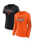 ფოტო #1 პროდუქტის Women's Orange, Black San Francisco Giants T-shirt Combo Pack