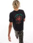 Puma Pizza back print graphic t-shirt in black